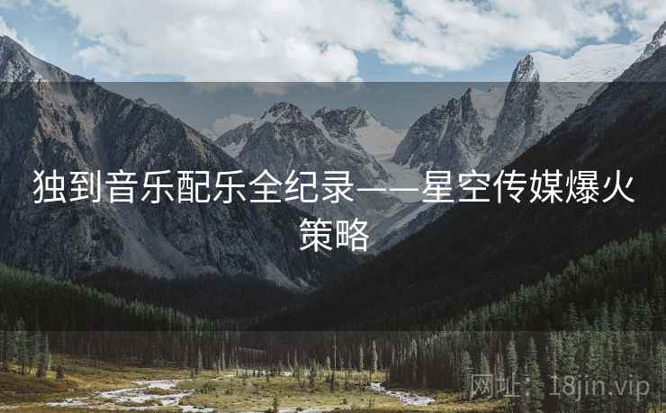 独到音乐配乐全纪录——星空传媒爆火策略