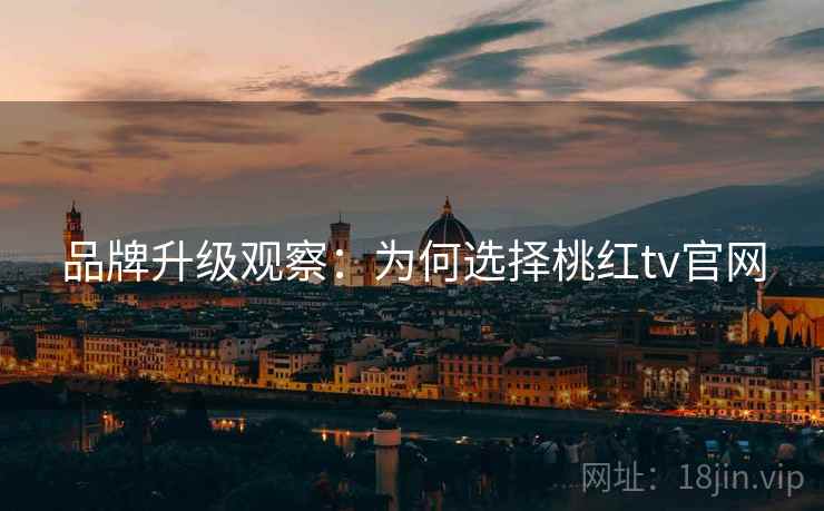 品牌升级观察：为何选择桃红tv官网